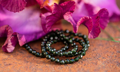 Aventurine is a natural material from which jewelry and various inserts are made. Can be different colors.	
