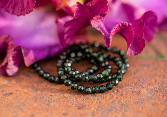 Aventurine is a natural material from which jewelry and various inserts are made. Can be different colors.	
