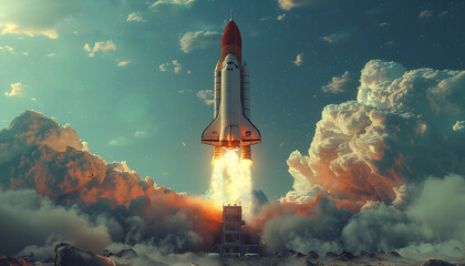 Fototapeta premium space background