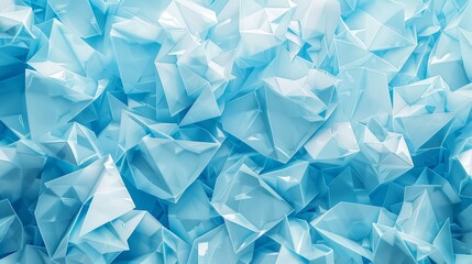 Naklejka premium Modern White and Blue Geometric Angular Background