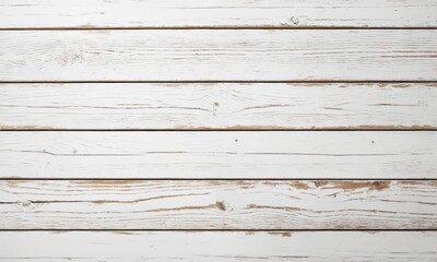 Obraz premium Rustic white wooden texture with chipped paint