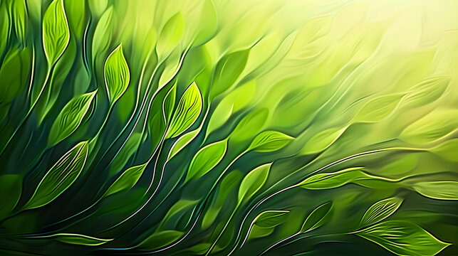 save the green planet, abstract organic background in green color