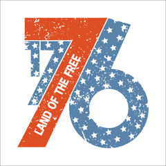 1776 Land of The Free SVG USA, Independence Day Svg