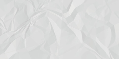 White crumpled paper texture. White wrinkled paper texture. White paper texture. White crumpled and top view textures can be used for background of text or any contents.