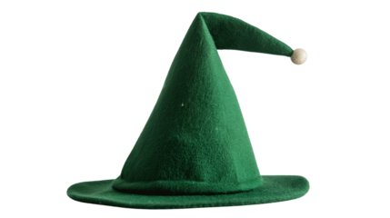 Elf hat on a transparent background