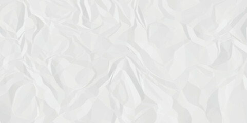White crumpled paper texture. White wrinkled paper texture. White paper texture. White crumpled and top view textures can be used for background of text or any contents.