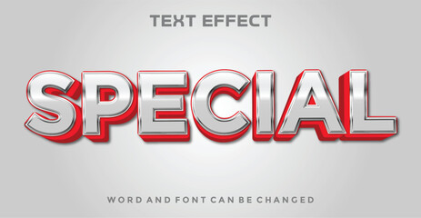 special editable text effect