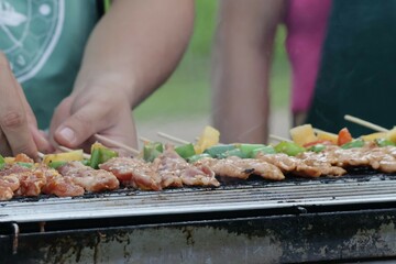 BBQ shop Grilled on a charcoal grill
