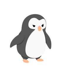 cute penguin illustration