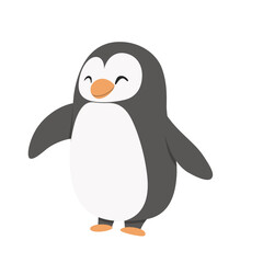 cute penguin illustration