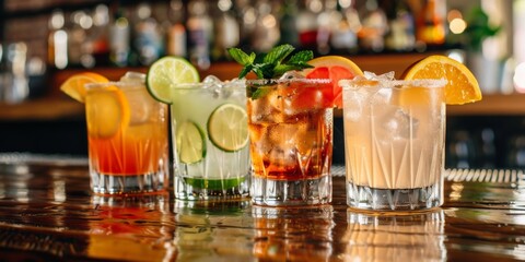 Celebrate National Tequila Day with refreshing cocktails, summer gatherings, and lively cultural festivities. Young friends toasting, socializing, and bonding over shared experiences. 4K high-quality 