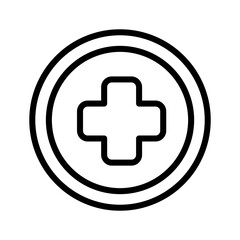 health icon line vector design illustration in trendy style