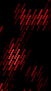 Red thick lines pattern appearing animation seamlessly. Seamless wave-like color shifting pattern