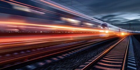 train was speeding towards its destination