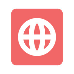 Carefully crafted vector design of passport in trendy style, premium icon easy to use