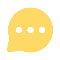 Icon of chat bubble in modern style, premium vector
