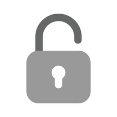 Grab this editable vector of unlock, padlock unlock