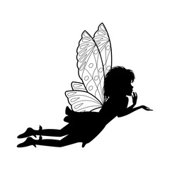 fairy silhouette