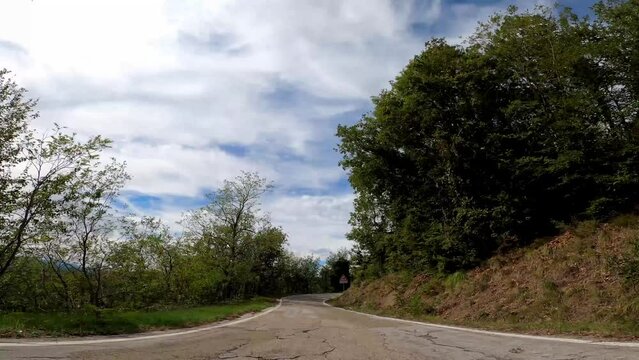Italy Driving 0847 Predappio