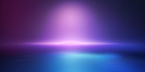 High-Resolution Blue and Purple Gradient Background in Minimalist Flat Design with Blurred Effect, HDR and Professional Color Grading