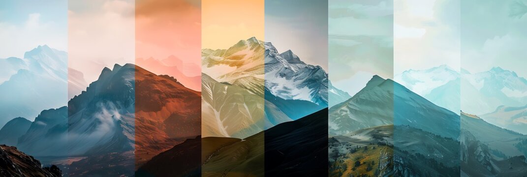 Abstract Peaks Employ abstract photography techniques reimagine familiar mountain vistas presenting them in a fresh and innovative way