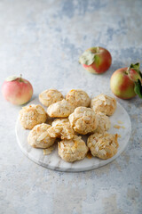 Traditional homemade apple cookies
