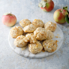 Traditional homemade apple cookies