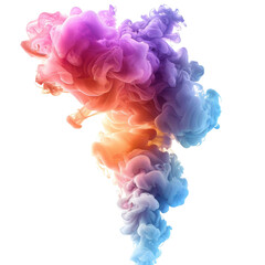 Fototapeta premium Abstract Colorful Ink Swirl.