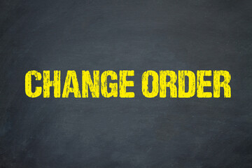 Change order	