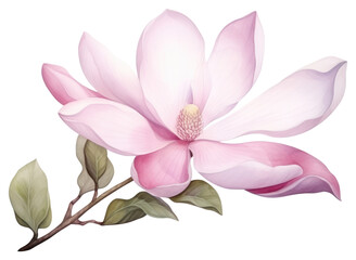 Obraz premium PNG Blossom flower magnolia petal.