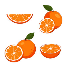 set of oranges