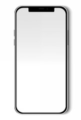 Smartphone isolated on white