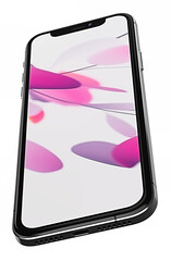 Smartphone isolated on white