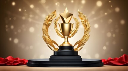 Celebrating accomplishment, the podium award sign is a tribute to excellence and accomplishment and represents victory, accomplishment, and acknowledgment at contests, ceremonies, and events.