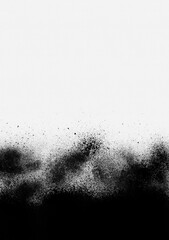 Abstraction with spray paint and white background