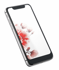 Smartphone isolated on white