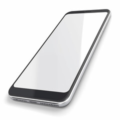 Smartphone isolated on white