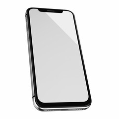 smartphone isolated on white