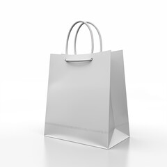 white shopping bag