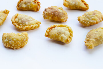 Mini curry puff. Thai dessert
