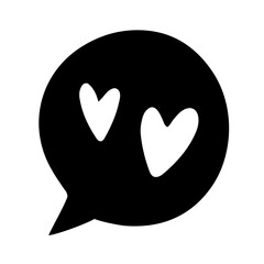  Heart communication concept iillustration design