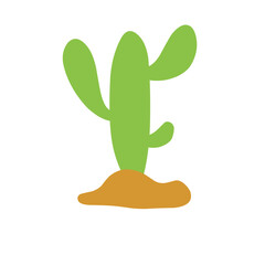 desert cactus vector illustration