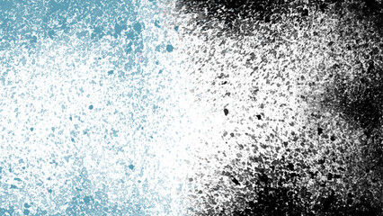 Blue and black stain rusty metal texture old terrazzo surface isolated overlay decorative vintage vector background.