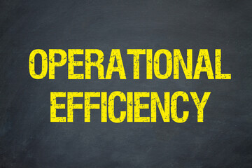 Operational efficiency	