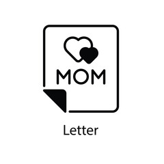 Letter vector icon 