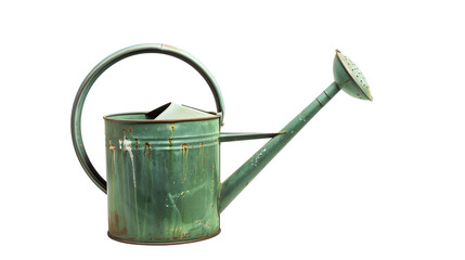 Green Metal Watering Can