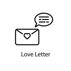 Love Letter vector icon