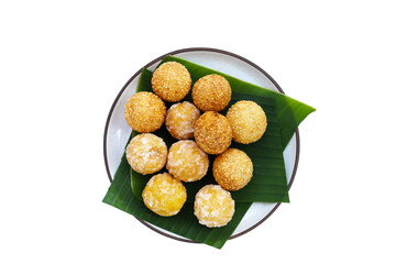 Thai snack, Fried mung bean stuffed balls