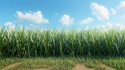 Obraz premium さとうきび畑