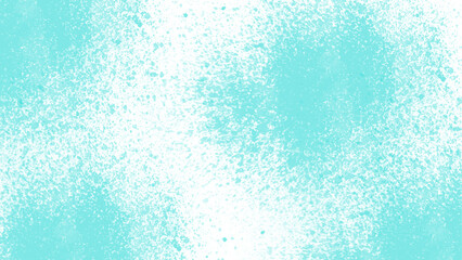 Cyan stain rusty metal texture old terrazzo surface isolated overlay decorative vintage vector background.